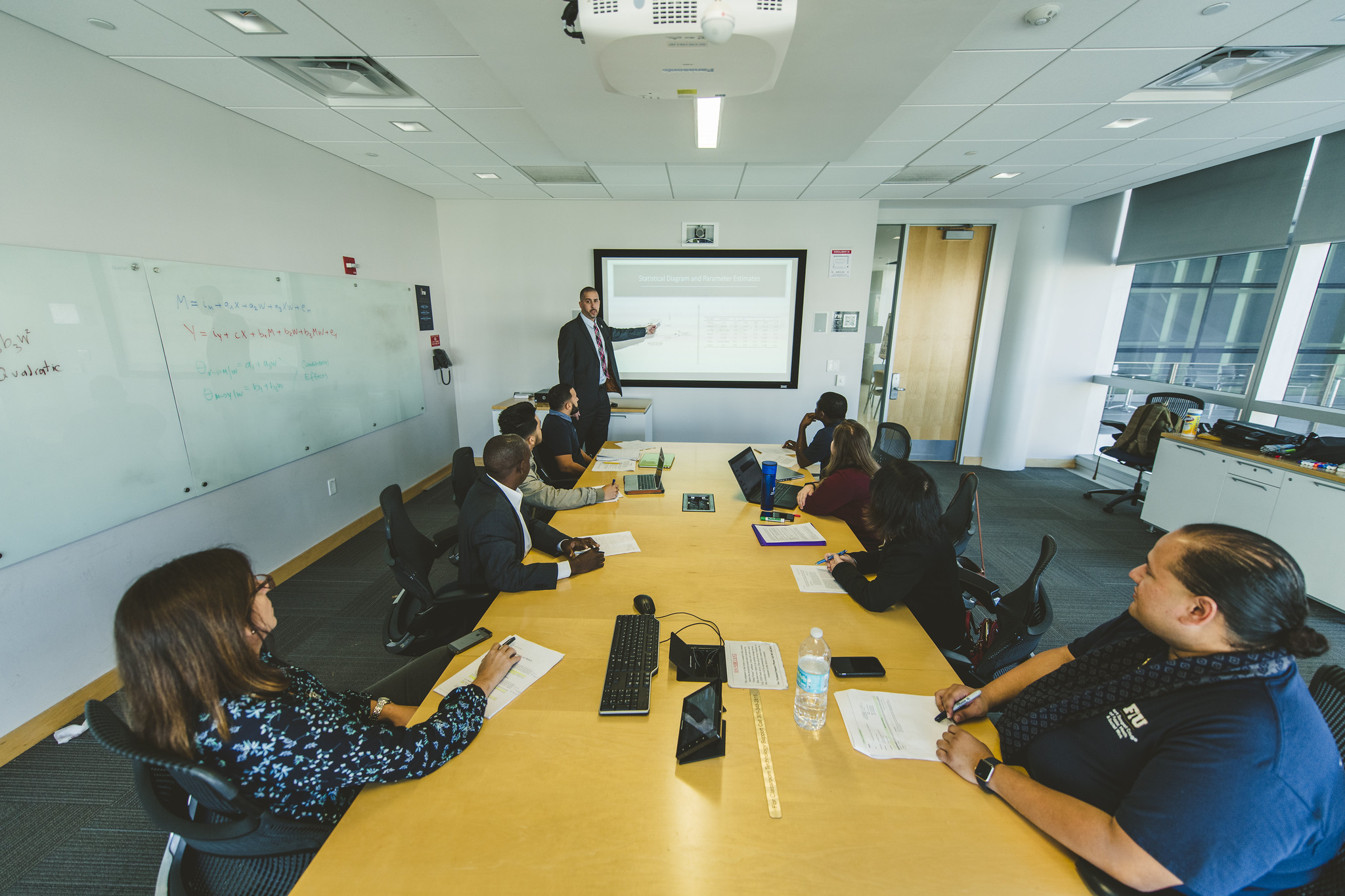 a meeting of the program